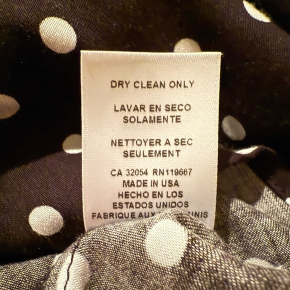 Rachel Pally Black and White Polka Dot Open Back Muni Dress in Size Small - Picture 5 of 6